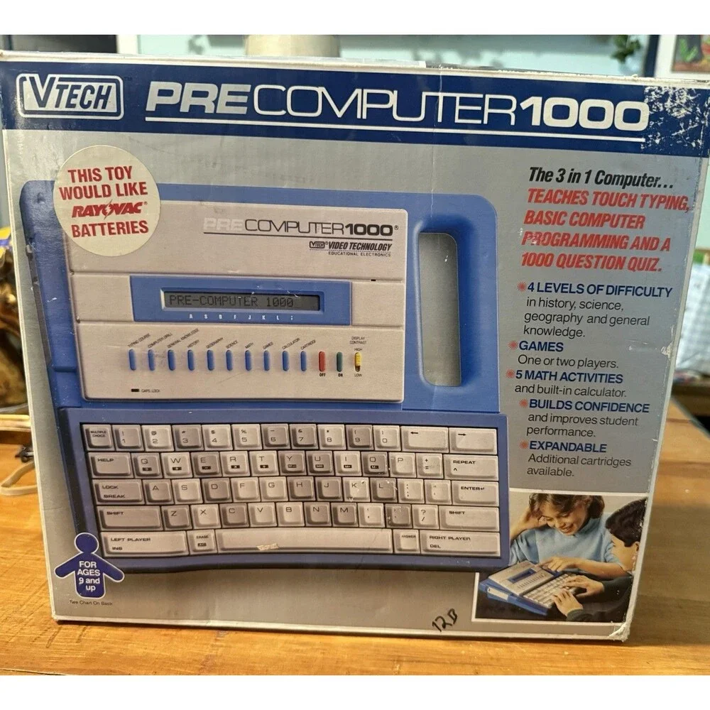 VTech PreComputer 1000 Electronic Vintage VTech PreComp Manual 1992